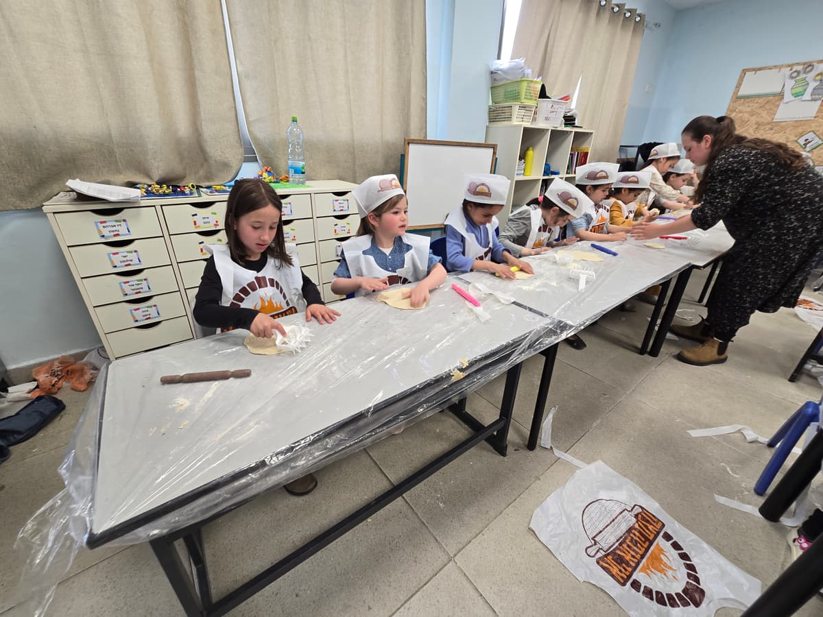 Matzah baking workshop