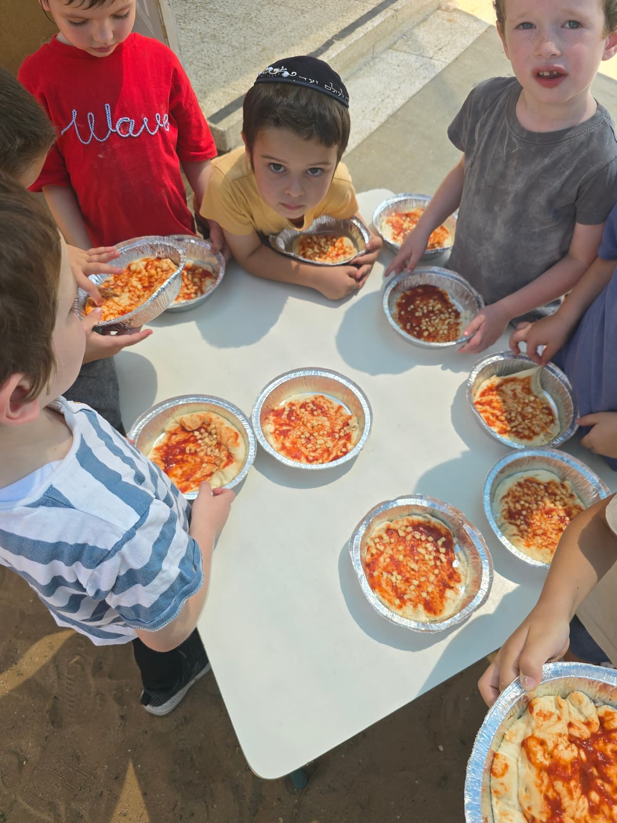 Pizza making station